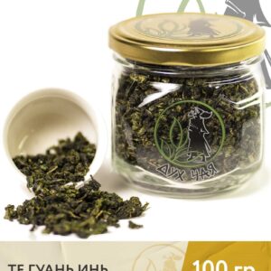 Чай зелёный Те Гуань Инь в банке, 100 г